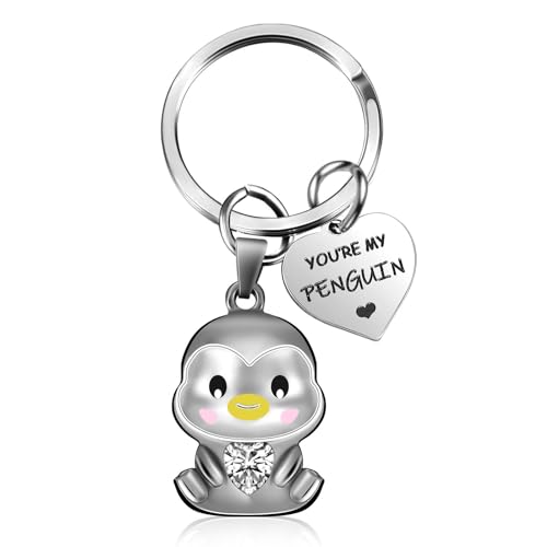 Pinguin Geschenk Für Paare - Glasflaschen Nachtlicht Mit LED Lichterkette