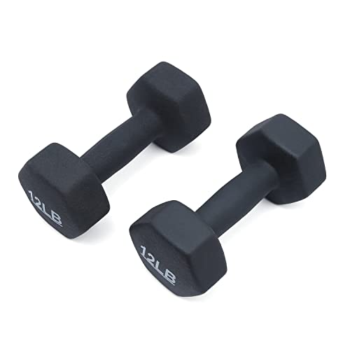 Image of KAKSS Neoprene Workout Fixed Weight Dumbbell(Proudly Made In India) (12-Pound, Set Of 2pc)