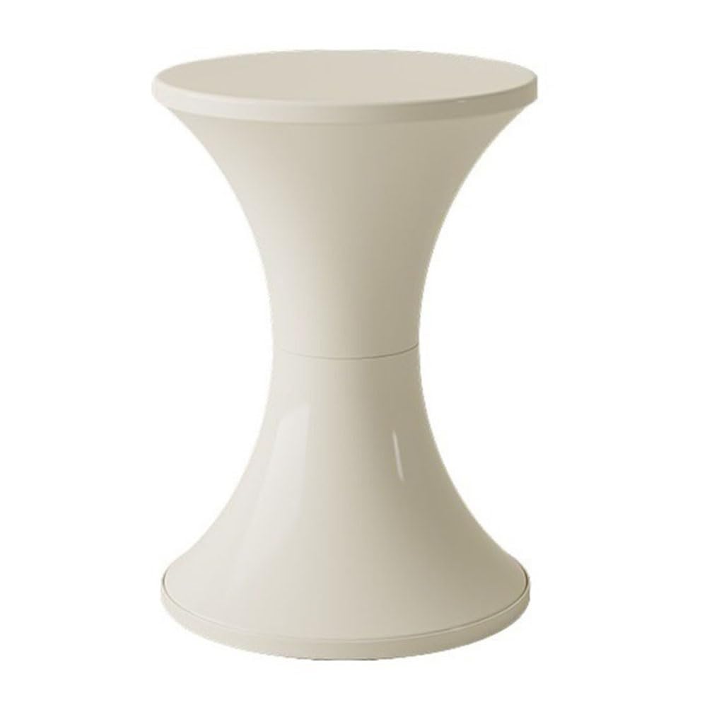 ZTHYSHOZ Coffee Table Colorful Mini Sofa Side Table Small Bedside Storage Home Stool Corner(White)