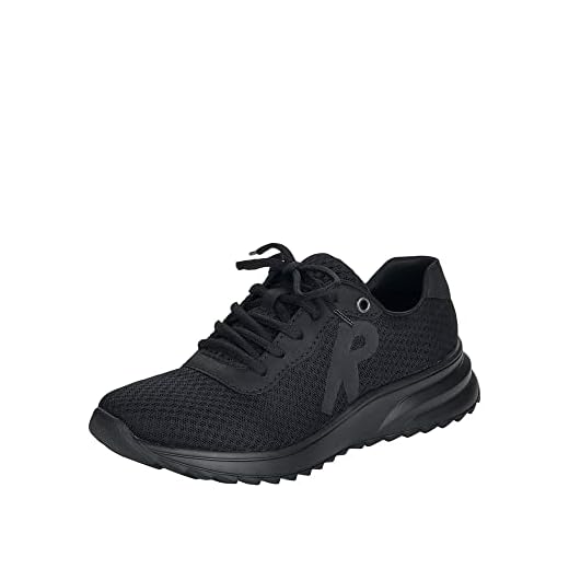 Rieker Damen N6612 Sneaker, schwarz, 40 EU