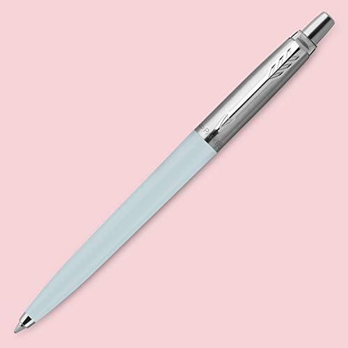 Parker Jotter Originals Ballpoint Pen Pastel Collection | Pink & Blue 50s Finishes | Medium Point | Blue Ink | 2 Count