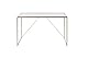 Jahnke Glasschreibtisch Glam Desk KLARGLAS/Gold