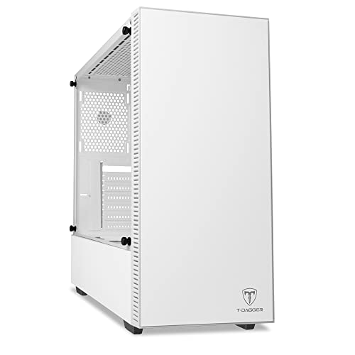 Gabinete Gamer T-Dagger Cube Branco Atx E Micro Atx Lateral De Vidro Temperado - T-Tgc305W