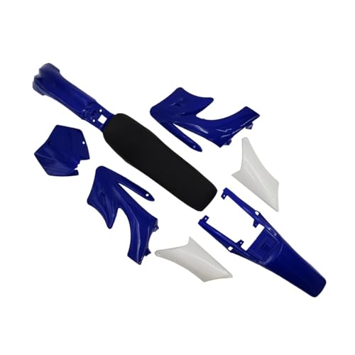 JKNONCBSG Carénage Moto Kit Kit De Carrosserie pour Moto 7 Couleurs Accessoires pour Enfants Dirt Pocket Bike Carénage en Plastique Garde-Boue Coussin De...