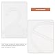 iplusmile Handtuch-Aufbewahrungsbügel - 30 Stück Schal Kleiderbügel - Runder Schalringhalter für Shop Home Schal Den Schrank Turban Sortierung Lagerung, 13.70X13.70X0.20cm