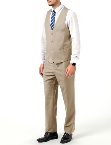 Men's Suit 3 Pieces Slim Fit Wedding Suit for Men Formal Prom Tuxedo Bussiness Suit Jacket Vest Pants with Tie4