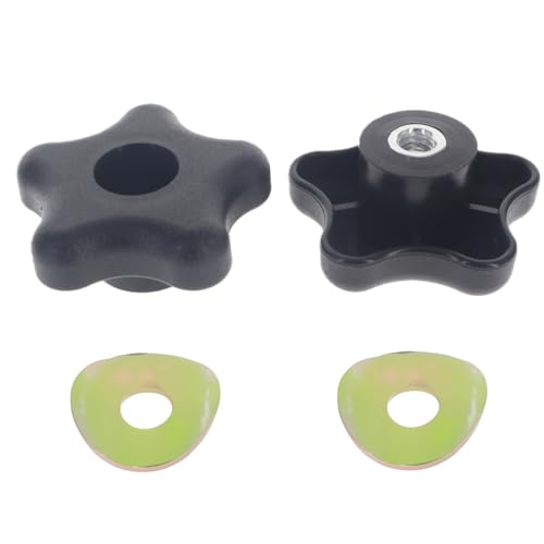 Hutdkte 106-4161 Handle Knob 107-3844 Washer for Toro Power Clear 180 418 518 CCR2450 CCR3650 Snowthrower, for Recycler 22in Mower, for SnowMaster 824 724 ZXR QXE Snowblower, 2-Pack