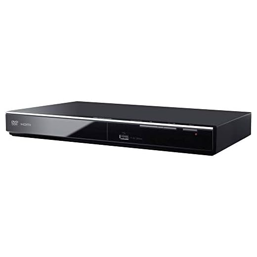 Panasonic DVD-S700EG-K Lettore DVD, HD Up-Conversion a 1080p, Multi-Formato Xvid, JPEG con Musica, CD Ripping, Design Compatto ed Elegante, Nero