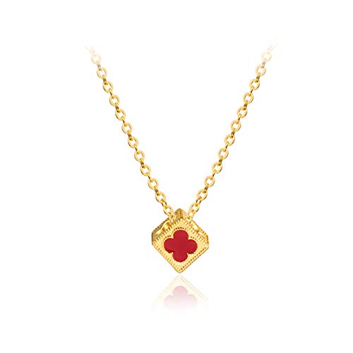 Clavicle Collana Studentessa Adora Il Regalo per Gli Orecchini a Quattro Fogli