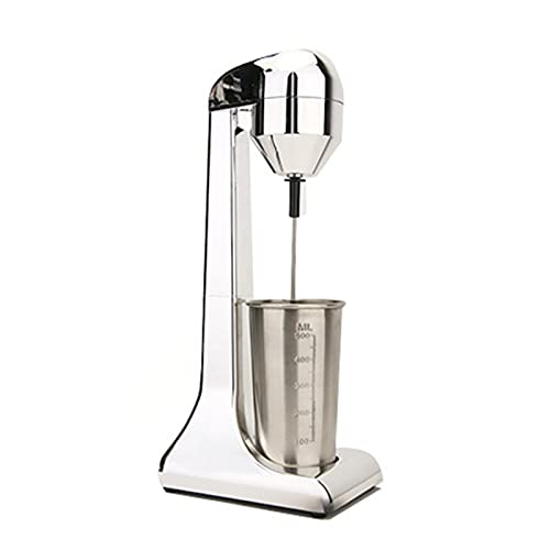 Milkshake maker Drink Mixer Stainless Steel Milk Mixer 2-Speed Shake Drink Combination Stirring Frother with Cup 500 ml/28.16 oz (23,000 rpm)