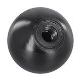 Besttoolifes Werkzeugmaschinengriff-Kugelmutter für Drehmaschine, Holzbearbeitung und Glasproduktion, Gewindeanziehknopfkern mit Eisen und Konstruktion (M6-25 Eisenschwarz)