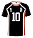 Hifoda Camiseta Hombre Haikyuu Karasuno High School Manga Corta de Moda Novedosa para Amantes del Manga (M)