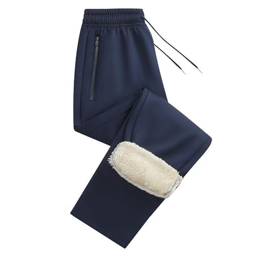 Pantalones de deporte para hombre, cálidos, cintura elástica, casual, colores puros, corte fino, grueso, térmico, pantalones chic otoño, invierno, suave, versátiles, sudaderas para senderismo, fiesta
