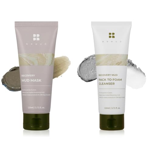 Celeb's Choice Skin Care Bundle | Recovery Mud Clay Face Mask + Mud Pack to Foam Facial Cleanser | K-Mud Mask | Celeb Choice Mask | Celeb Choice Cleanser