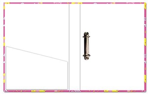 Image of Paper Plane Design 2D Folder Case, A4 Size, Ring Binder File Folder, Can Use in Office /Hospital /Banking /Account /School Documents, Bills & Certificates