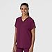 Wink Nova Women's Drop Shoulder Boxy Scrub Top - Wine, S