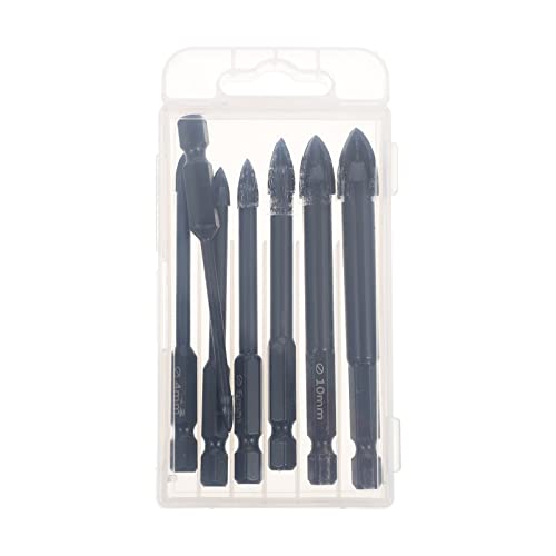 SEWACC 7Pcs Drill Bits Cemented Carbide Tile Drilling Tools for Ceramic Glass and Concrete Durable and Reliable Performance