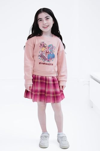 Harry Potter Girls Fleece Flannel Oversized Dress Toddler to Big Kid Sizes (4T - 14-16)2