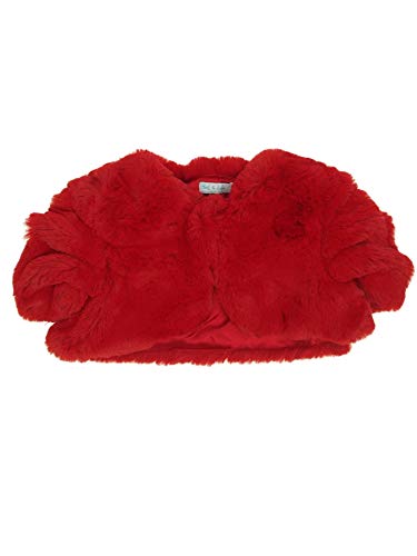 Abel & Lula Fur Bolero for Girls Red
