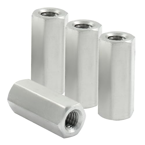Écrou d'accouplement M6 hexagonal en inox de 25 mm pour assembler vos meubles et structures