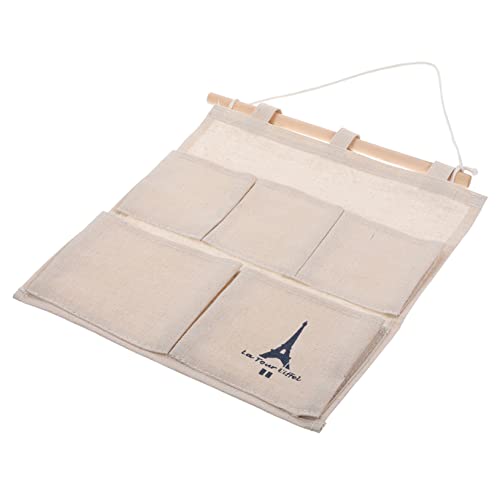 Happyyami Over Door Hanging Storage Organizer Multi Pocket Wall Sundries Bag for Living Room Bathroom Kitchen and Bedroom Design for Extra Storage Space