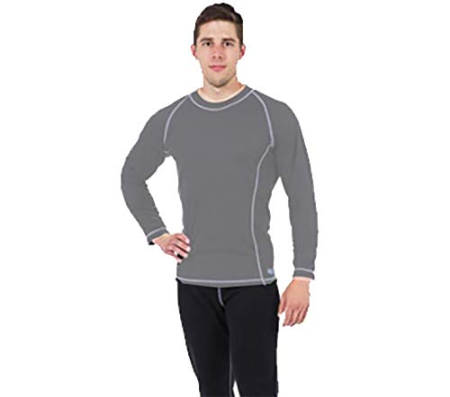 Diving Unlimited International DUI Ecodivewear Base Layer Pants Mens - Black/Gray - X-Large