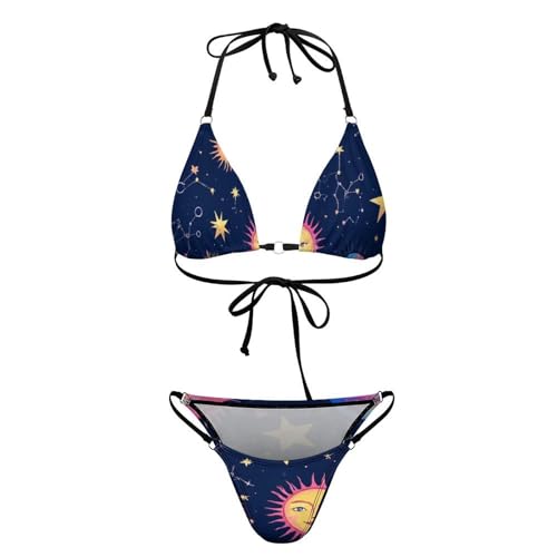 2 Piece Sexy Tie Bikini Sets Top Bottom Tummy Control Bathing Suit for Girl4