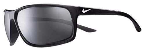 Nike Men's Adrenaline Polarized Rectangular Sunglasses, Anthracite/White, 66 mm Nike Men's Adrenaline Polarized Rectangular Sunglasses, Anthracite/White, 66 mm