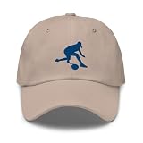 Stefanos Tsitsipas Tennis Blue Silhouette Classic Adjustable Hat