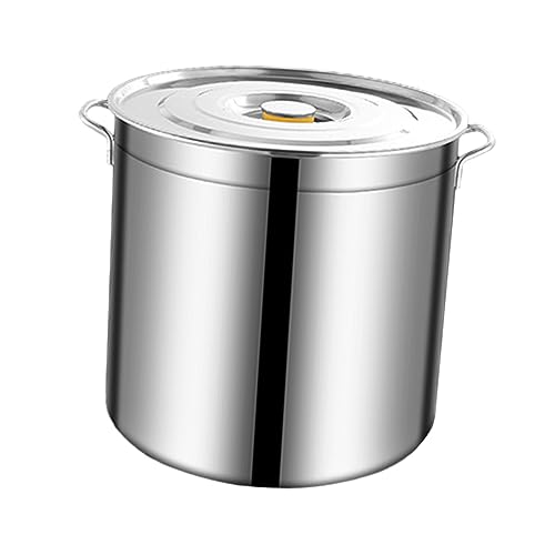Sharplace Stainless Steel Stockpot Canning Pasta Pot for Cooking Simmering Soup Stew Easy to Clean Tall Cooking Pot Induction Pot for Household Hotel, 6L