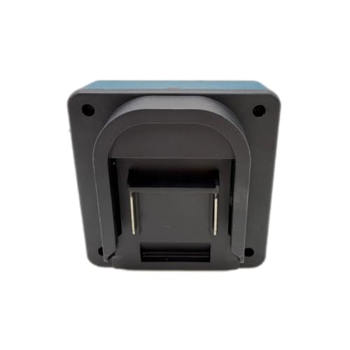 Inversor de corriente portátil de 18-21 V con pantalla LCD, salidas USB-A/USB-C/CC para uso en exteriores, compatible con baterías de litio y paneles solares