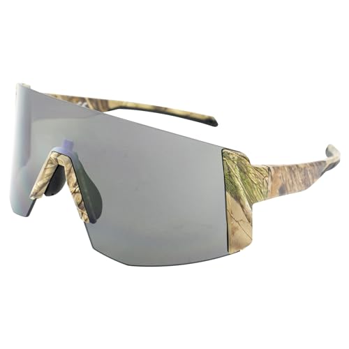 Global Vision Astro Cycling Motorcycle Safety Sunglasses ANSI Camo Frame w/Smoke Lens