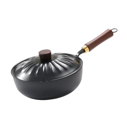 Wok de hierro con mango largo 24 cm miniatura 6