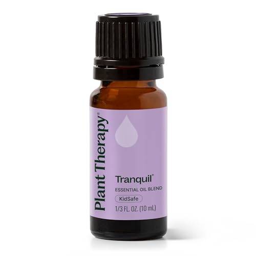 Plant Therapy Tranquil Essential Oil Blend – Peace & Calming Blend 100% Pure, Undiluted, Natural Aromatherapy, Therapeutic Grade 10 mL (1/3 oz)