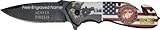 Hattricks Goodimpression Marine Corps Personalized Folding Knife 3D Handles Registered and Licensed by Sigma Impex Inc for resale