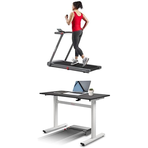 Image of Sunny Health & Fitness Treadpad HELIUS LITE Premium Dual Mode Walking /Running Treadmill with Advanced Brushless Technology & Exclusive SunnyFit App Enhanced Bluetooth Connectivity - SF-T722051