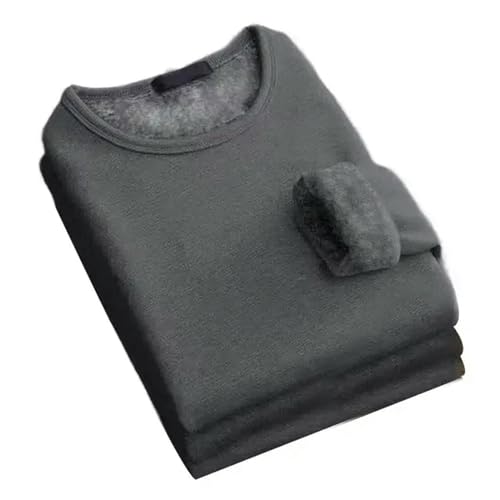 Men Thermal Underwear Tops Fleece Thickened T-Shirt Slim Bottom Clothes Autumn Winter Thermo Pullover Long Sleeve Base