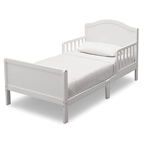Delta Children Bennett Wood Toddler Bed - Greenguard Gold Certified, Bianca White by Delta Children - Image 5
