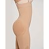 Leonisa-Tummy-Control-Shaper-Short-for-Women-with-high-Waisted-and-Butt-Lifter Leonisa Womens Seamless High Waist Shapewear with Thigh Compression,Beige,Medium
