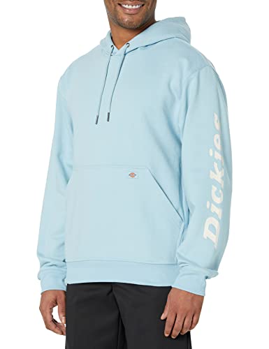 Dickies Water Repellent Logo Sleeve Hoodie, CLEAR BLUE, 2T