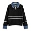 Striped Black