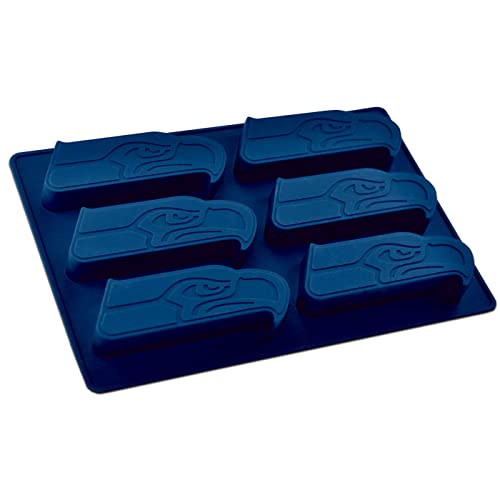 MasterPieces Game Day - FanPans NFL Seattle Seahawks Silicone Muffin Pan - Dishwasher Safe