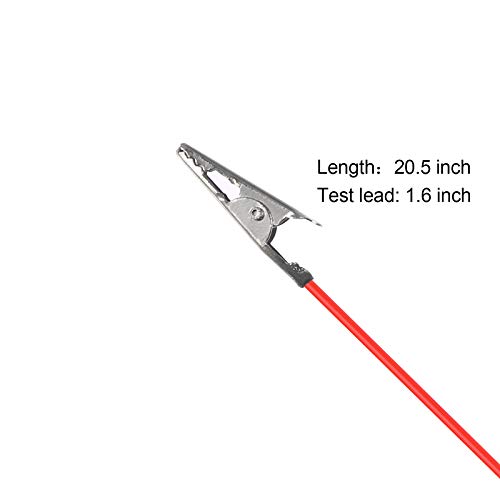 Image of 20PCS Alligator Clip Test Leads Double-end Electrical Alligator Clips with Wires Test Leads 5 Colors (2 PACK)