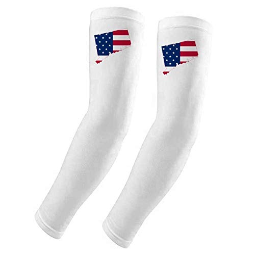 Manchons protection UV soleil anti coup de chaleur motif drapeau USA étoiles