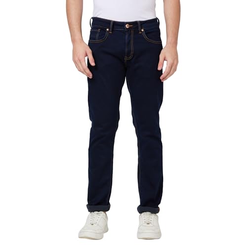 Image of Spykar Men's Rover Regular Fit Mid Rise Casual Jeans