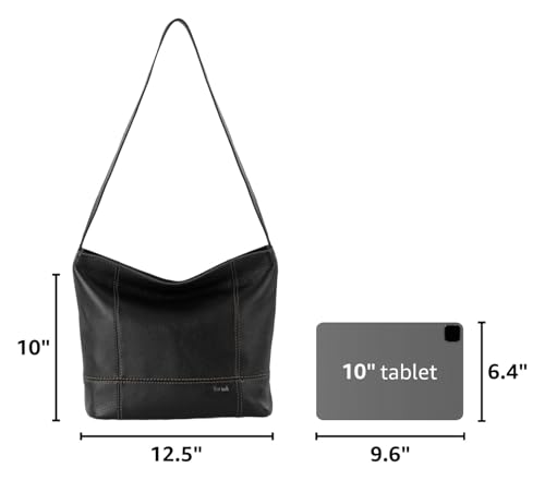 Image of The Sak De Young Leather Hobo Bag - Shoulder Purse with Zipper Pocket