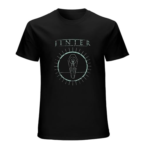 LiteMaid Jinjer-pausing Death - Camiseta de manga corta, color negro, Negro, S