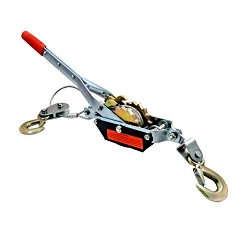 FAST WORLD SHOPPING ® Cabrestante manual con gancho para remolque, 2 toneladas, 2000 kg