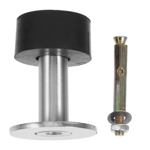 DONFAMDS ステンレス製調節可能ドアストッパー 軽減壁保護装置 衝突防止ノブ用 防音設計 室内扉対応