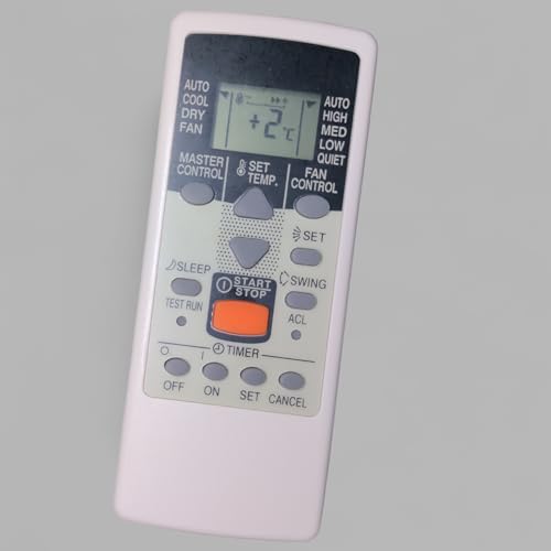 Image of Sanavya AC Remote Control - Compatible Replacement for Split & Window Air Conditioners - Replicates Genuine Remote Functions (O General Ac Remote AR-JE6)